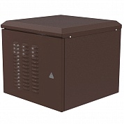 Шкаф климатический настенно-напольный ШКСН 19"  9U6.6 (со съемным цоколем) RAL 8017
