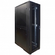 Шкаф серверный ШСН2 19" 42U 6.1070 RAL9005 (3 двери ШТК, двойные бок. стенки, 2 щ/в)